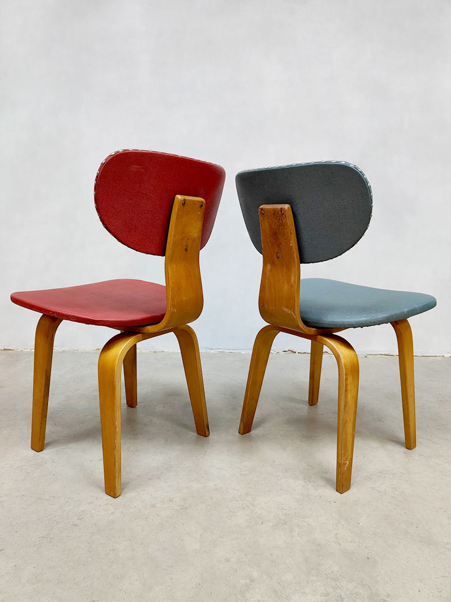 Chaises de salle à manger vintage design néerlandais Pastoe