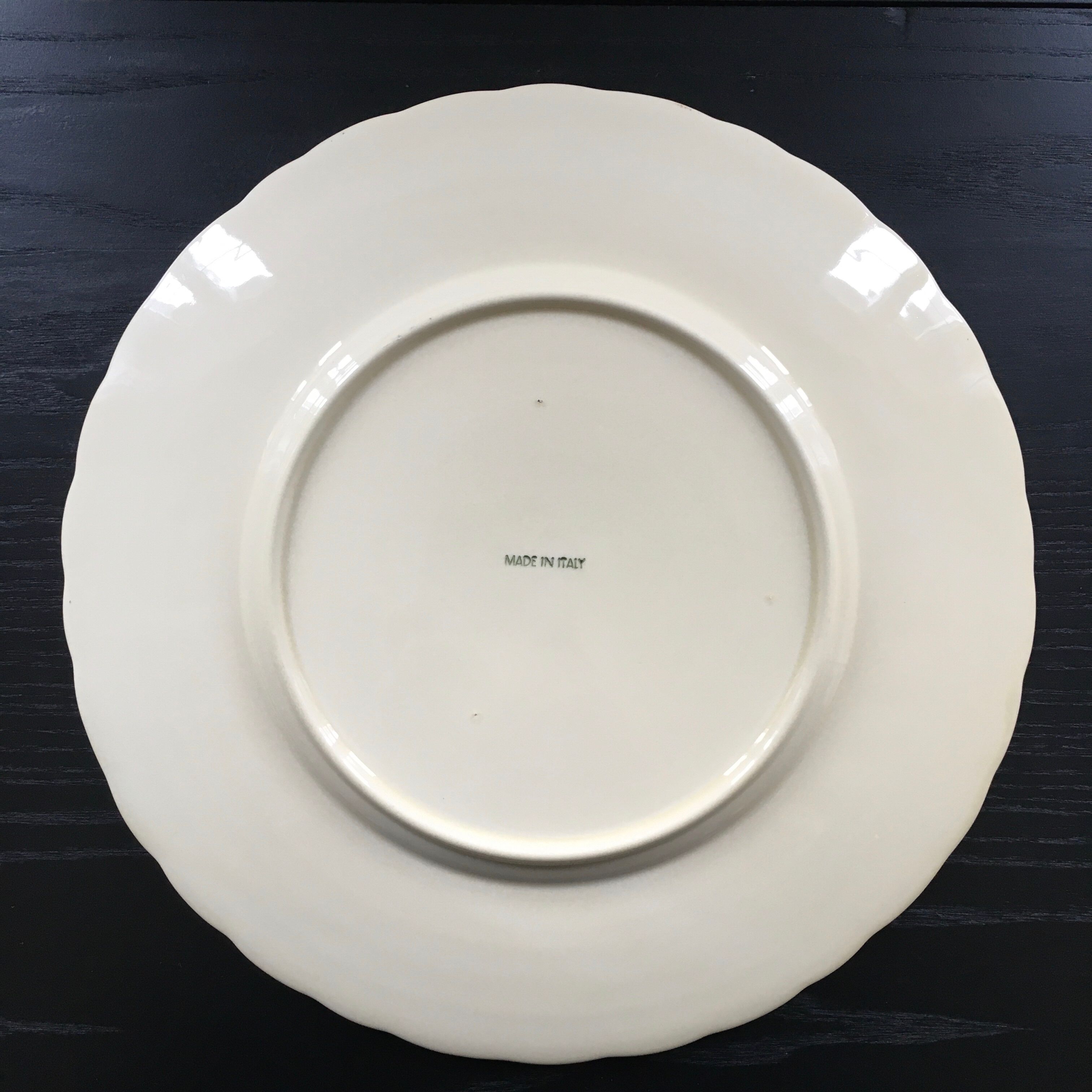 Ivory dish braided effect