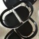 Set of 6 vintage arper chrome leather chairs
