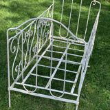 Child bench in ideal wrought iron garden