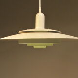 White Danish concentric ceiling light