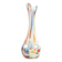 Sekacz vase, modernism, glass, Hortensja Glassworks, Poland, 1970s
