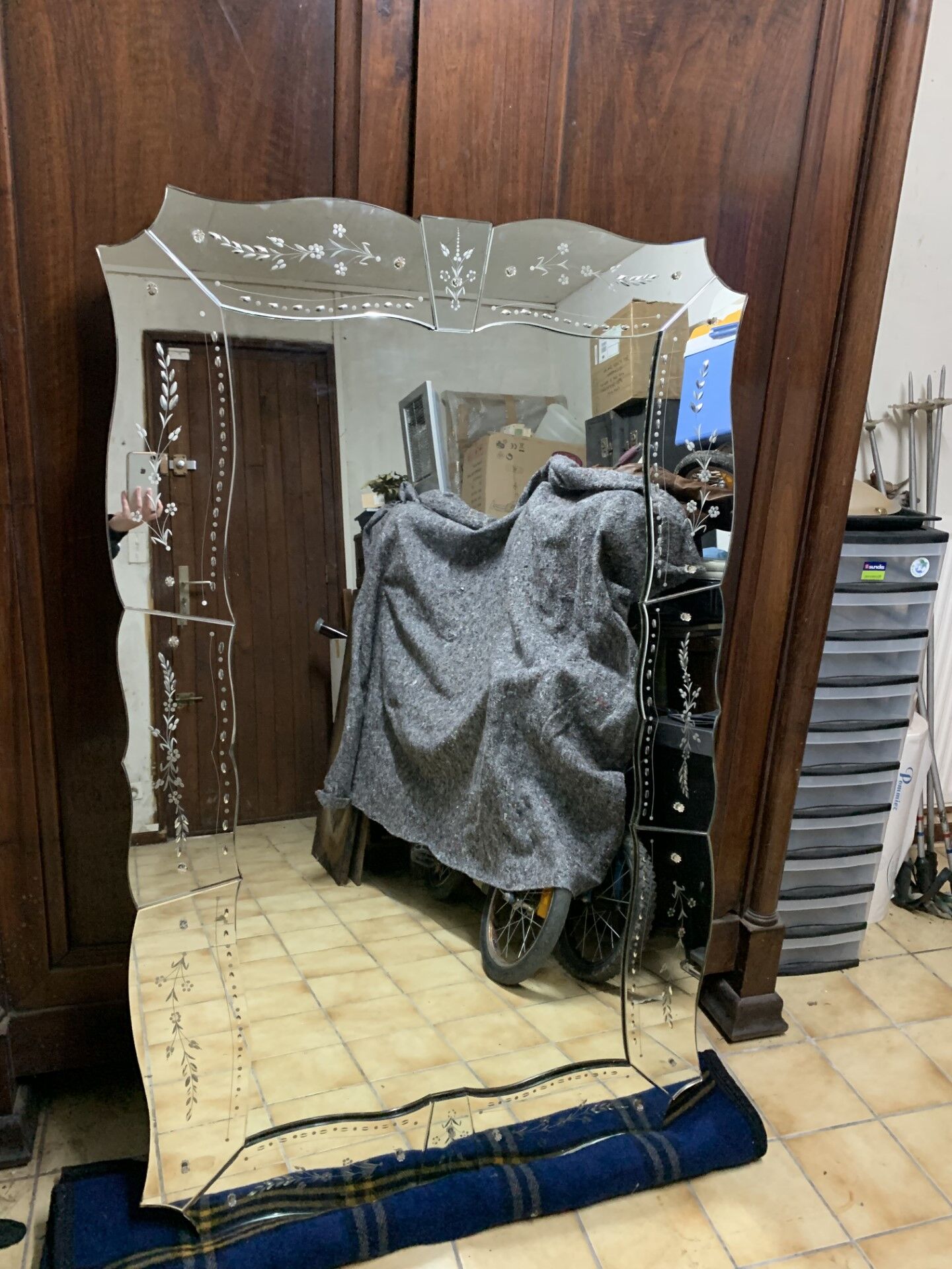 Bevelled Venetian mirror