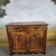 Low walnut buffet from the 18th century.
