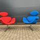 2x Artifort Pierre Paulin Big Tulip 1st edition terug in Nieuwstaat!!