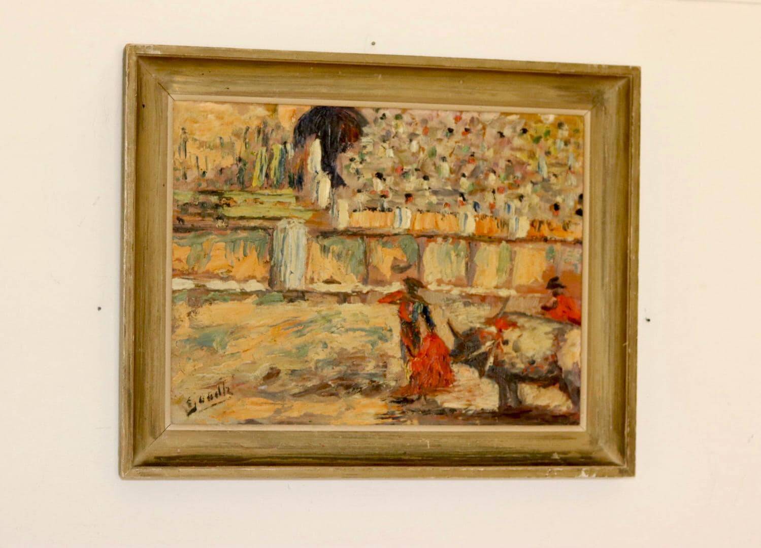 Oil painting on Swedish panel "Matador"