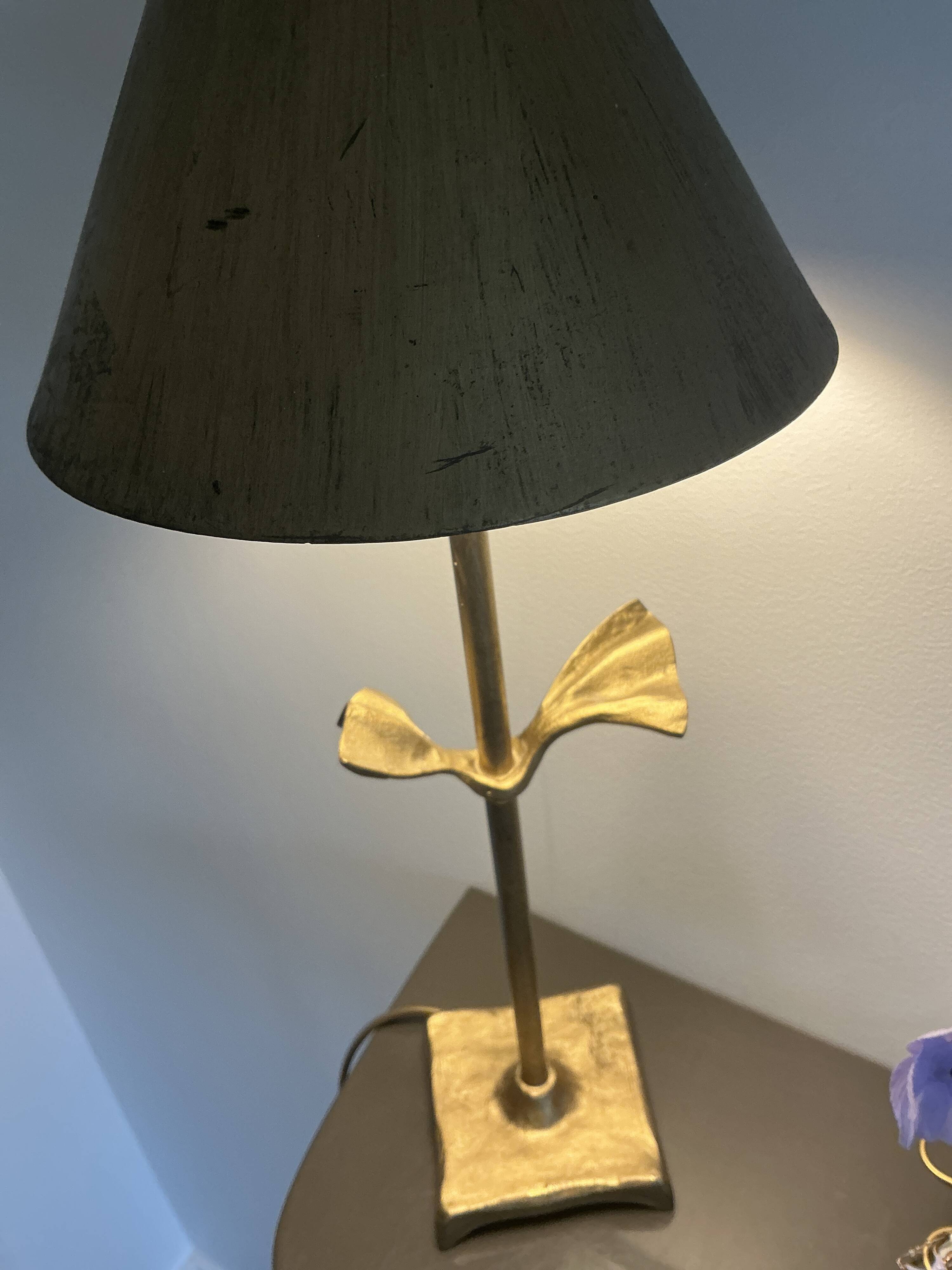 Small. Gold lamp inspired by 1930s design