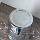 Vintage silver-plated metal champagne bucket