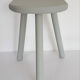 Tripod milking stool in patinated wood