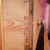 Vintage pine "drawer free" chest of drawers