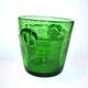 Vintage Biot Green Bubble Glass Ice Bucket - 13cm Ice Cream Pot Vase