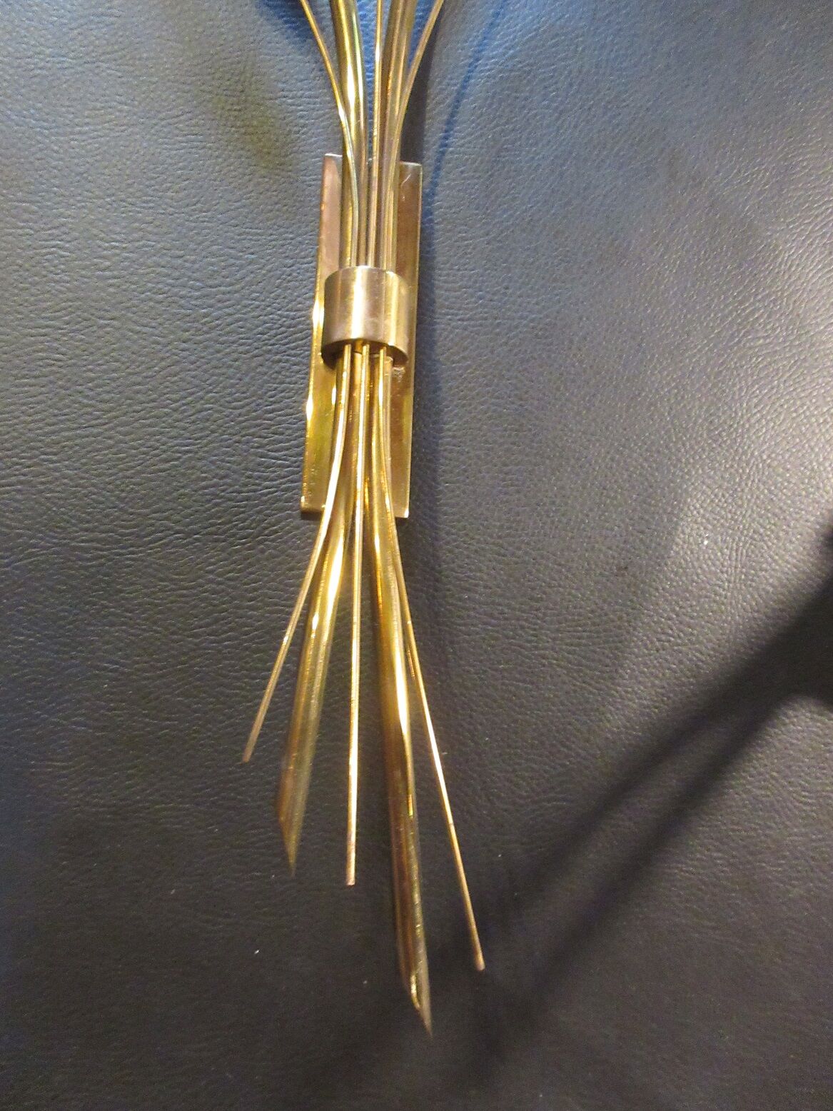Pair of muguet sconces by Lunel 1950s
