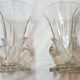 Pair of vases molded Crystal