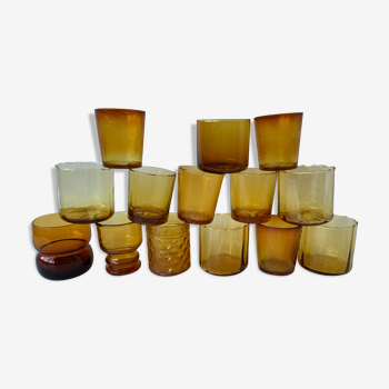 14 verres vintage