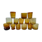 14 verres vintage