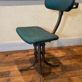 Bienaise industrial workshop chair green fabrics 1951