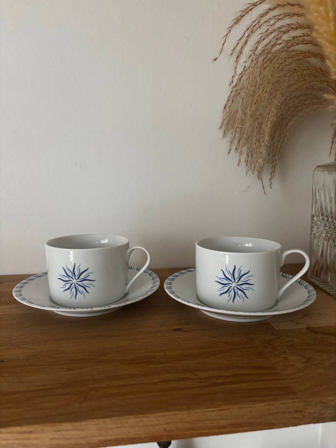 Two cups and saucers Pierre Balmain
