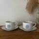 Two cups and saucers Pierre Balmain