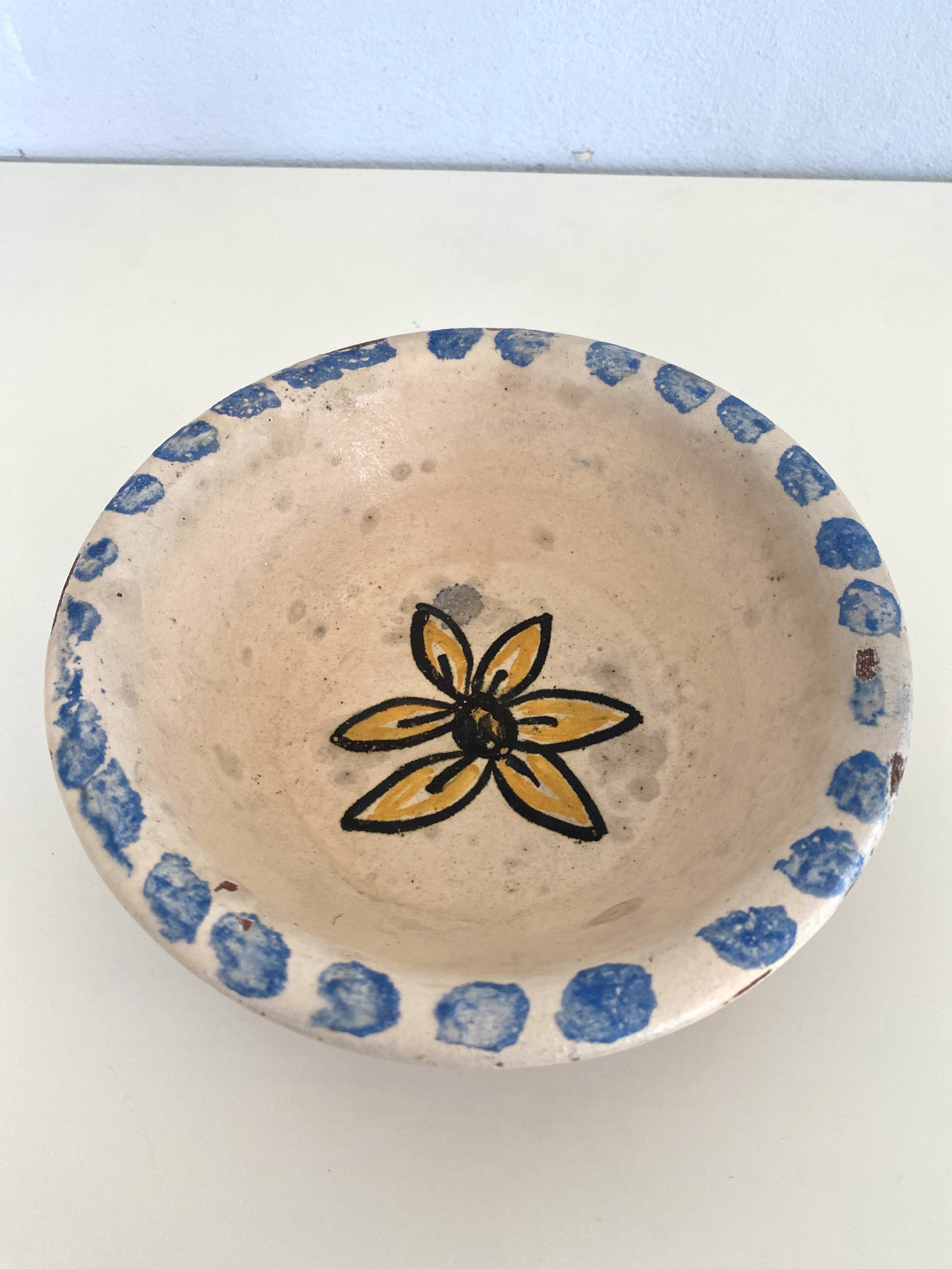 Enameled bowl dish, 1960s