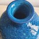 Blue vase 60s Aldo Londi Italy