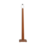 Art deco french oak floor lamp