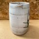 Antique vallauris ceramic pitcher with vintage blue thistle decor