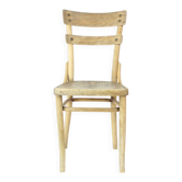 Chaise de bistrot en bois cintré vintage par Thonet, années 1920