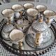 Art ceramic coffee/tea service by linda hojem (1999) - 10 pieces