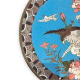 Plat en émail cloisonné Japon XIXeme