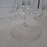 Ensemble de 20 verres en cristal taillé à la main (1985)