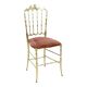 Vintage Chiavari Chair Italian Design Brass 50s