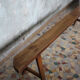 Banc de ferme merisier