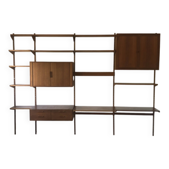 Kai Kristiansen teakhouten wandmeubel