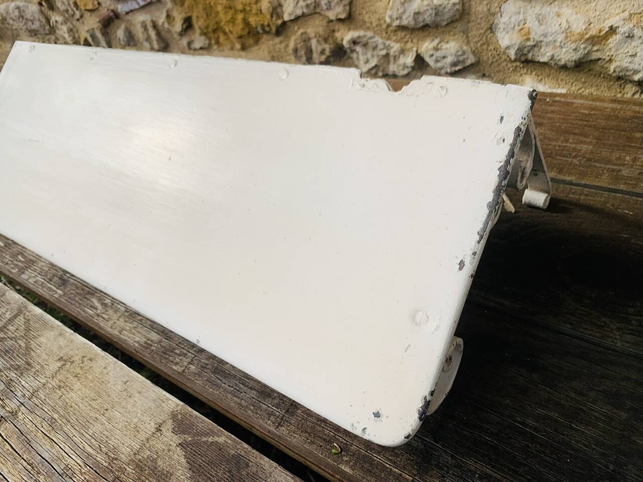 Pair of vintage garden wall shelves, circa 40's/50's