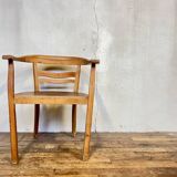 Vintage beech armchair