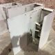 Series of 10 white laqué metal wall light 1960s