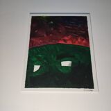 Signed abstract painting