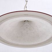 Lustre italien moderne du milieu du siècle en verre de Murano, 1970