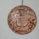 Pink pendant lamp made of hand-blown glass by Doria Leuchten, 1960s Germany.