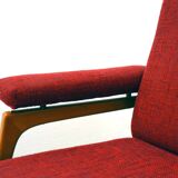 Scandinavian living room set with two armchairs and a sofa, 1960s