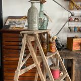 Vintage wood stepladder