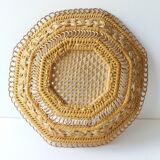Corbeille osier vintage