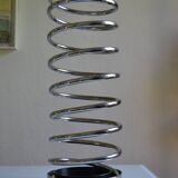 Chrome metal spring umbrella holder
