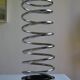 Chrome metal spring umbrella holder