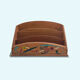 Range courrier vintage peint main