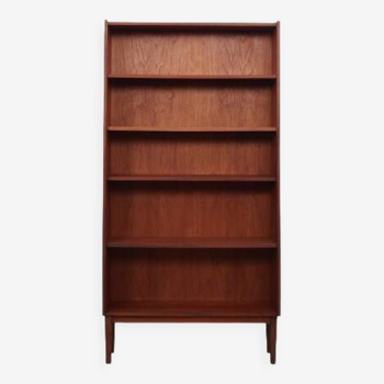 Teak bookcase, Danish design, 60's, production: Denmark