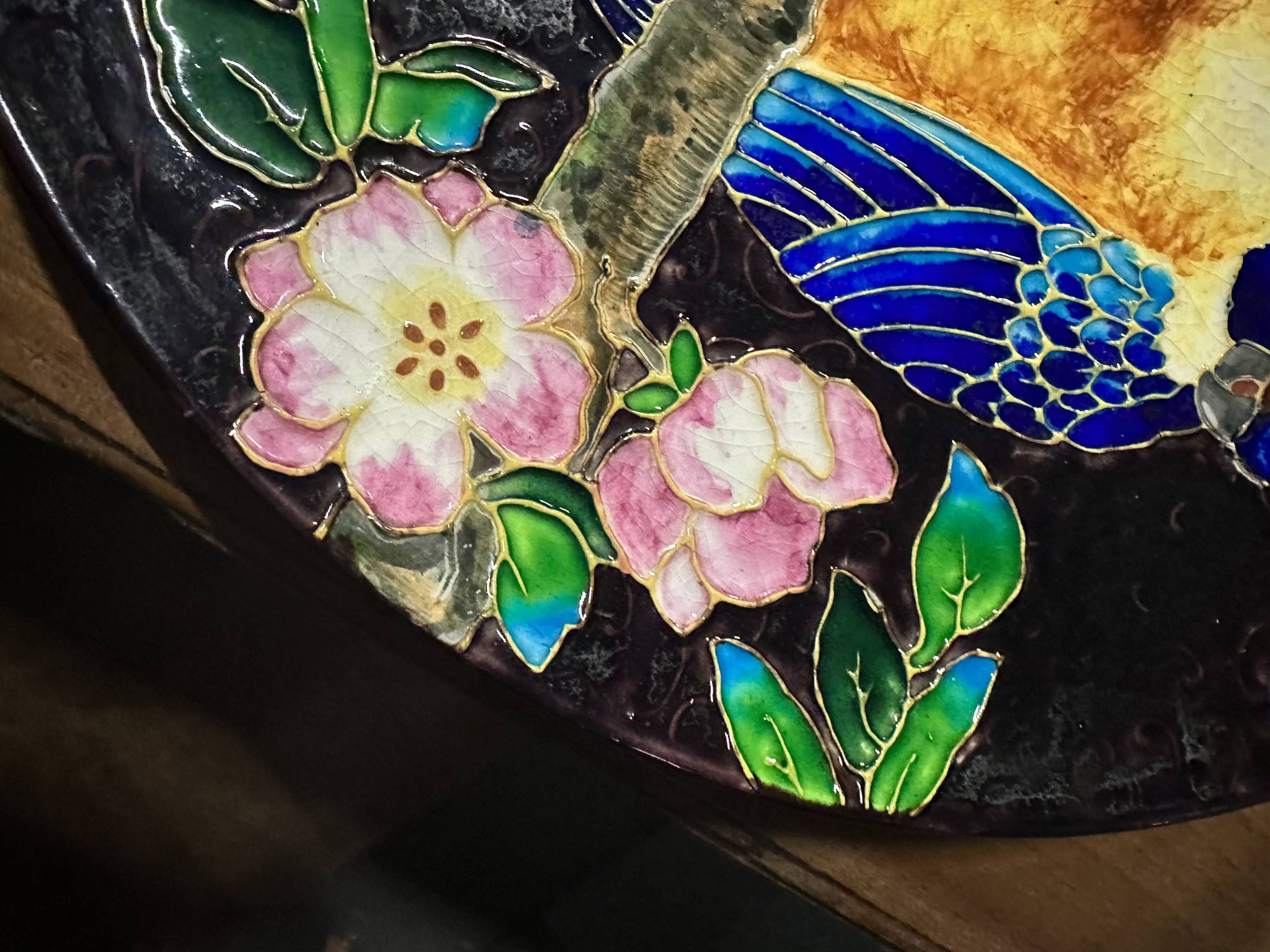Caranza old man porcelain dish