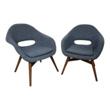 Restored shell armchair by Miroslav Navratil