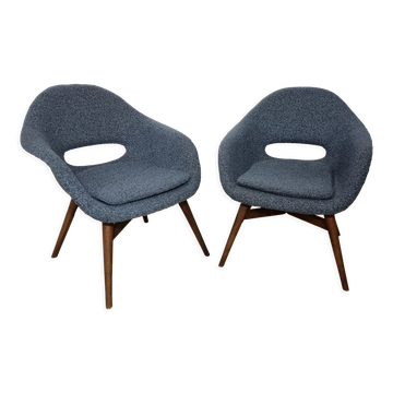 Restored shell armchair by Miroslav Navratil