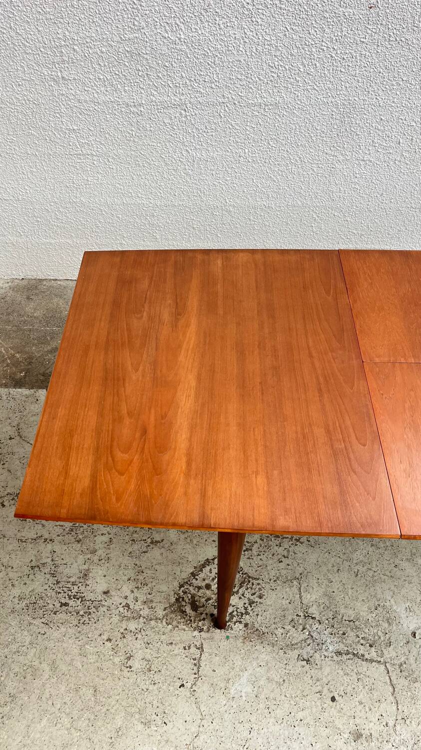 Table scandinave en teck avec rallonge